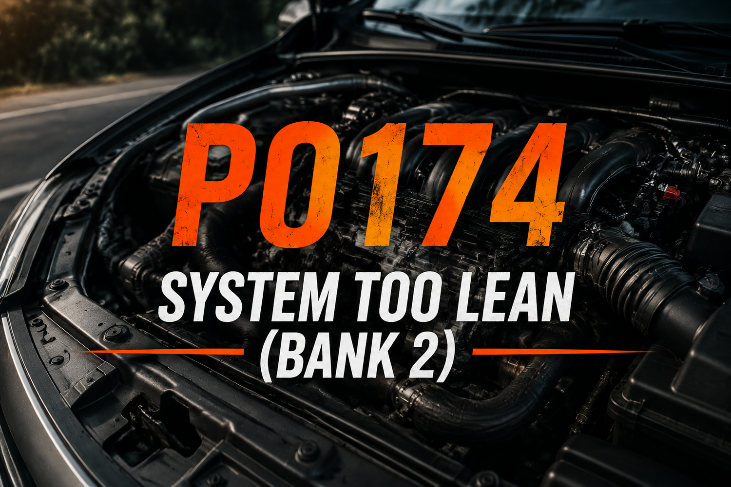 P0174 system too lean bank 2 explained with engine diagnostic guide
