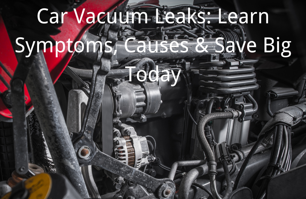 Car Vacuum Leaks: Learn Symptoms, Causes & Save Big Today