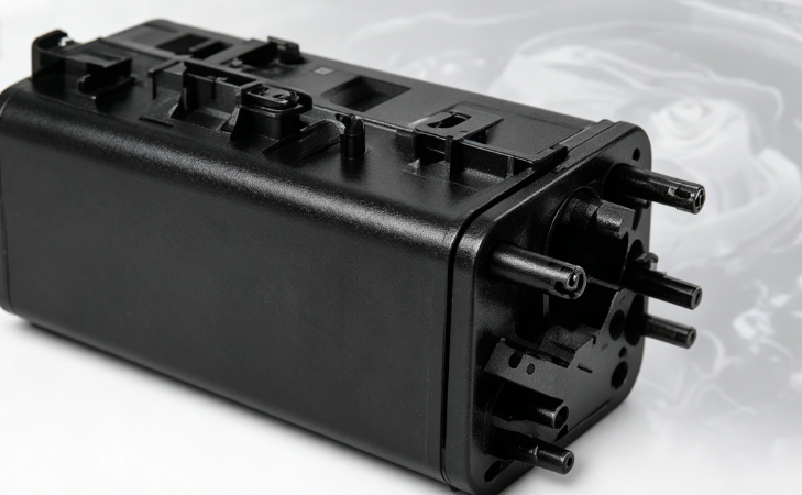 EVAP Canister for vehicle fuel vapor storage and emission control, showing purge and vent connections