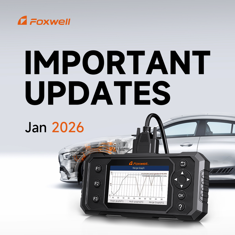 What’s New in Foxwell Scanners? January 2026 Upgrades Unveiled