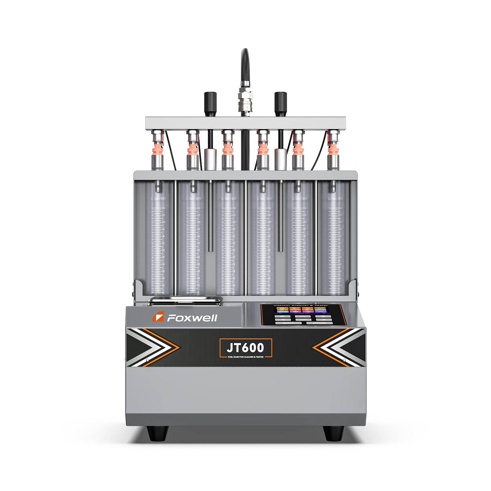 Foxwell JT600 6 Cylinder GDI, EFI, FSI Fuel Injection Systems Piezo Ultrasonic Fuel Injector Cleaner Test Cleaner Kit