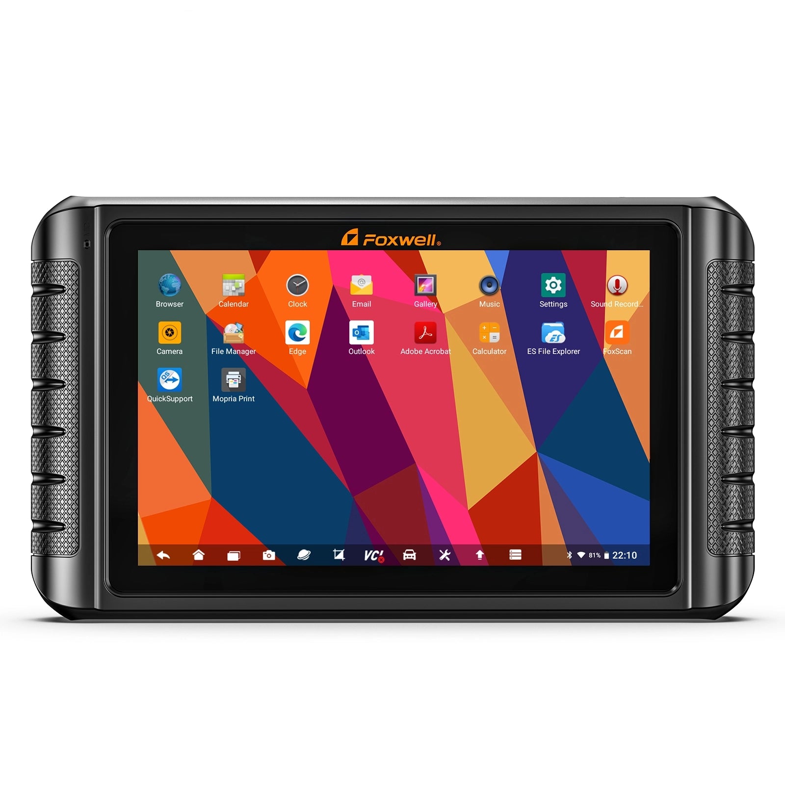 NT1009 front view showcasing the touchscreen display.