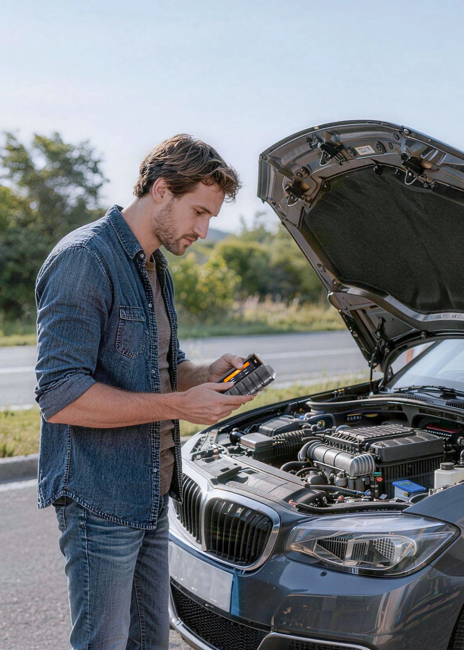 Foxwell NT710 diagnostic tool with lifetime free updates, full system diagnostics, 30 special functions, best-selling and highly rated