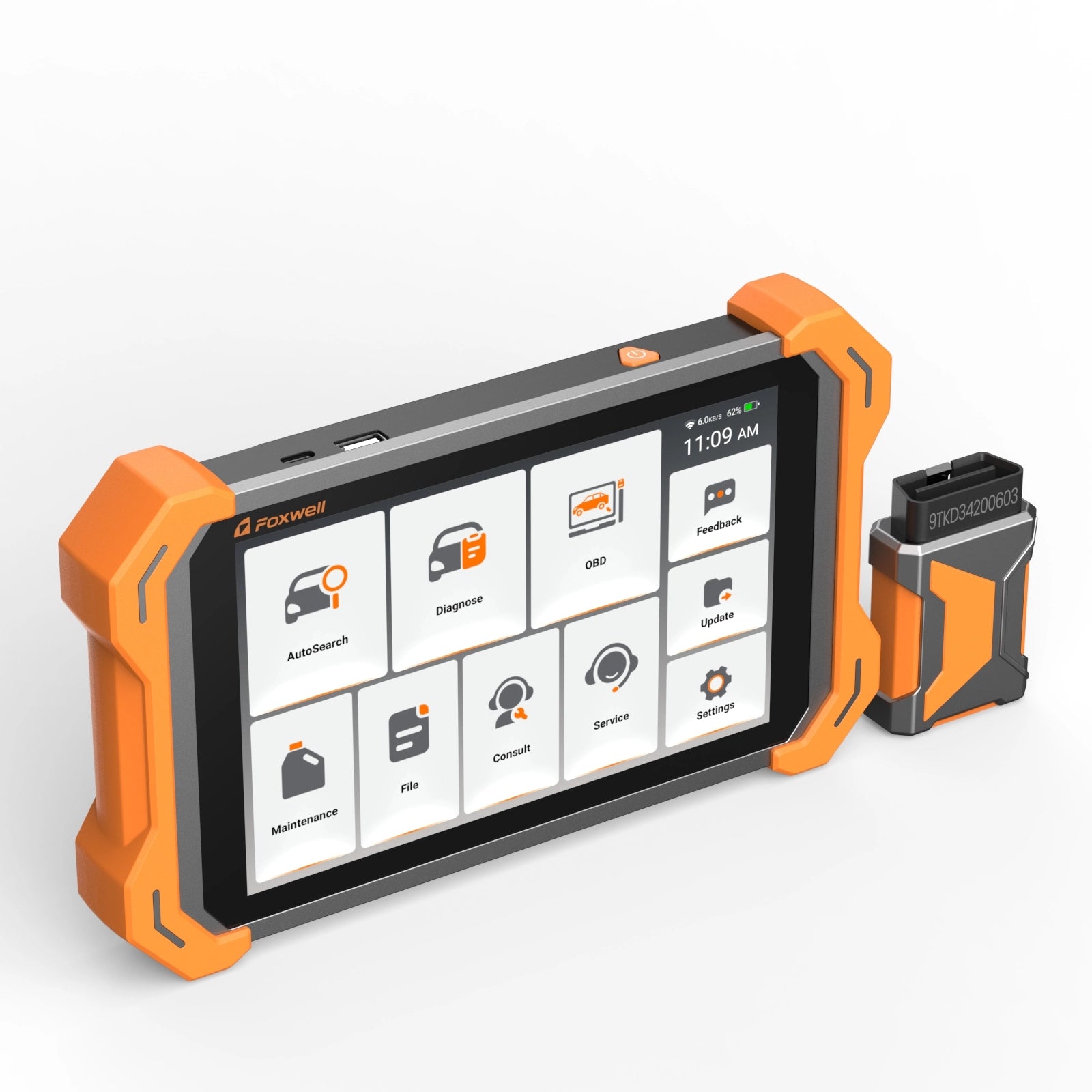 Foxwell NT919 BT Automotive Bidirectional Scan Tool, 3000+ Active Tests, 34+ Maintenances, ECU Coding, CAN FD & DoIP, Lifetime Free Update