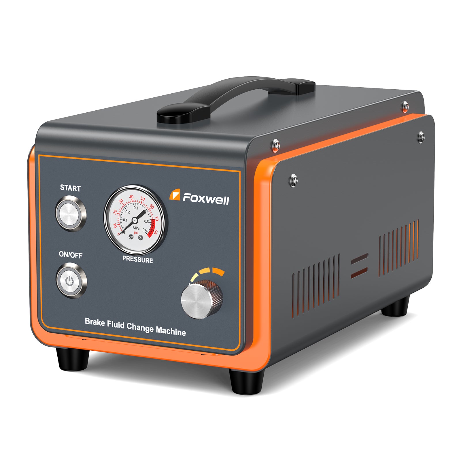 Foxwell RT1000 Automatic Brake Bleeder Kit Dual Pulse Vacuum Brake Fluid Exchanger with Pressure Gauge