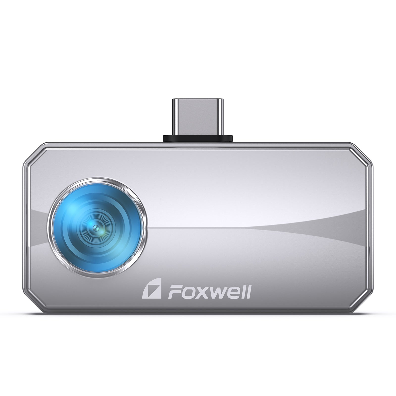Foxwell RT100 Thermal Camera for Android/iPhone Smartphone, 512x384 TISR Resolution and 25Hz Reframe Rate