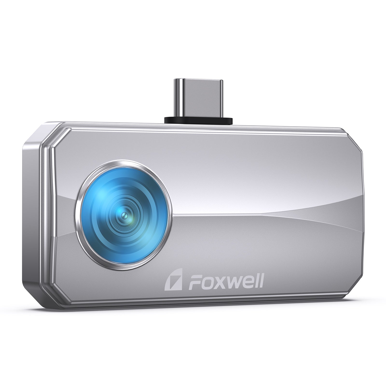 Foxwell RT100 Thermal Camera for Android/iPhone Smartphone, 512x384 TISR Resolution and 25Hz Reframe Rate
