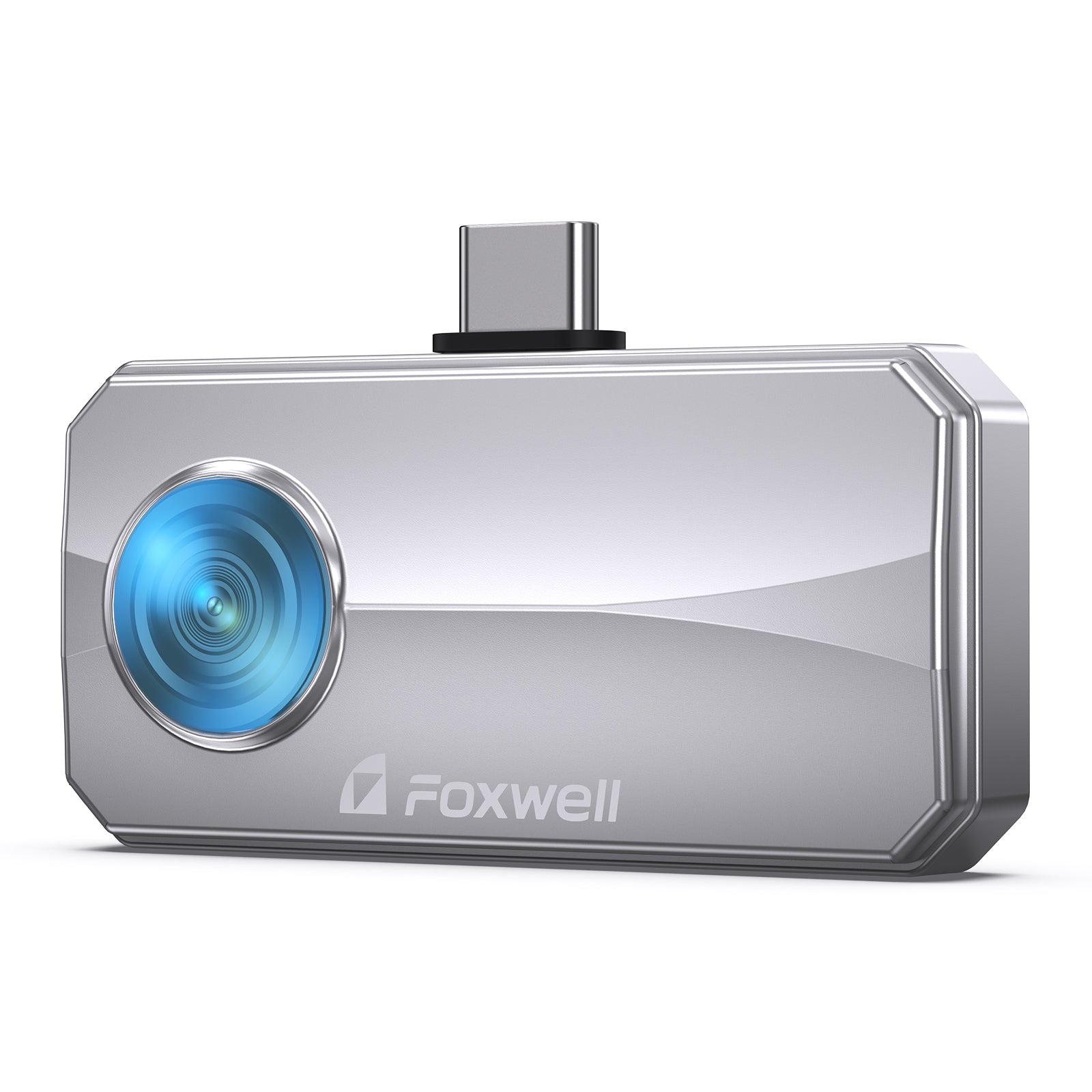 Foxwell RT100 Thermal Camera for Android/iPhone Smartphone, 512x384 TISR Resolution and 25Hz Reframe Rate