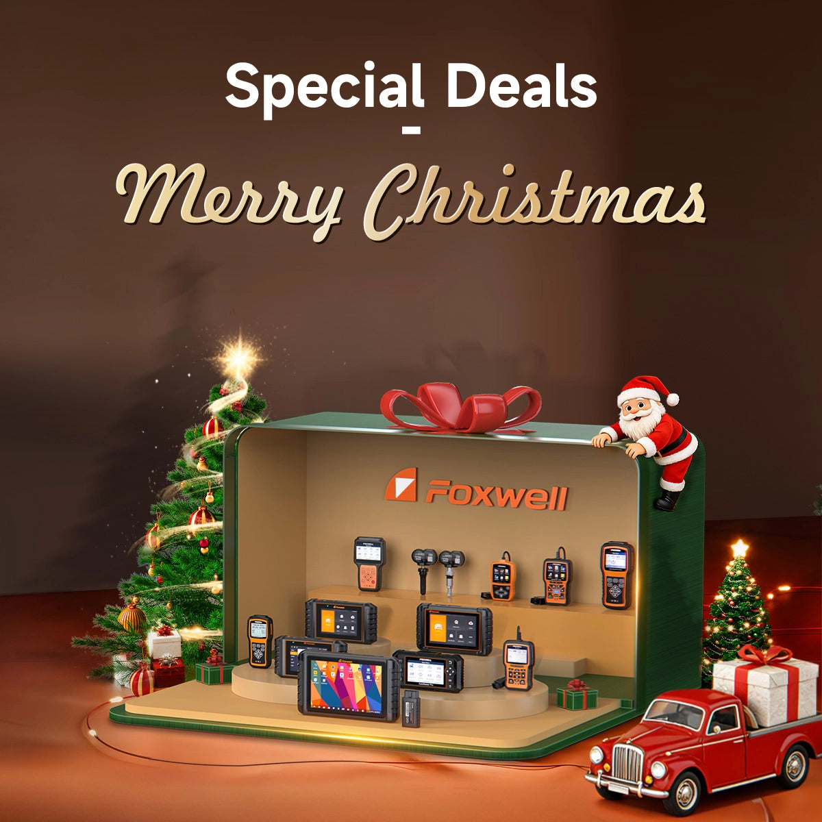 Foxwell Christmas Mega Sale: The Biggest Savings of the Year Are Here!