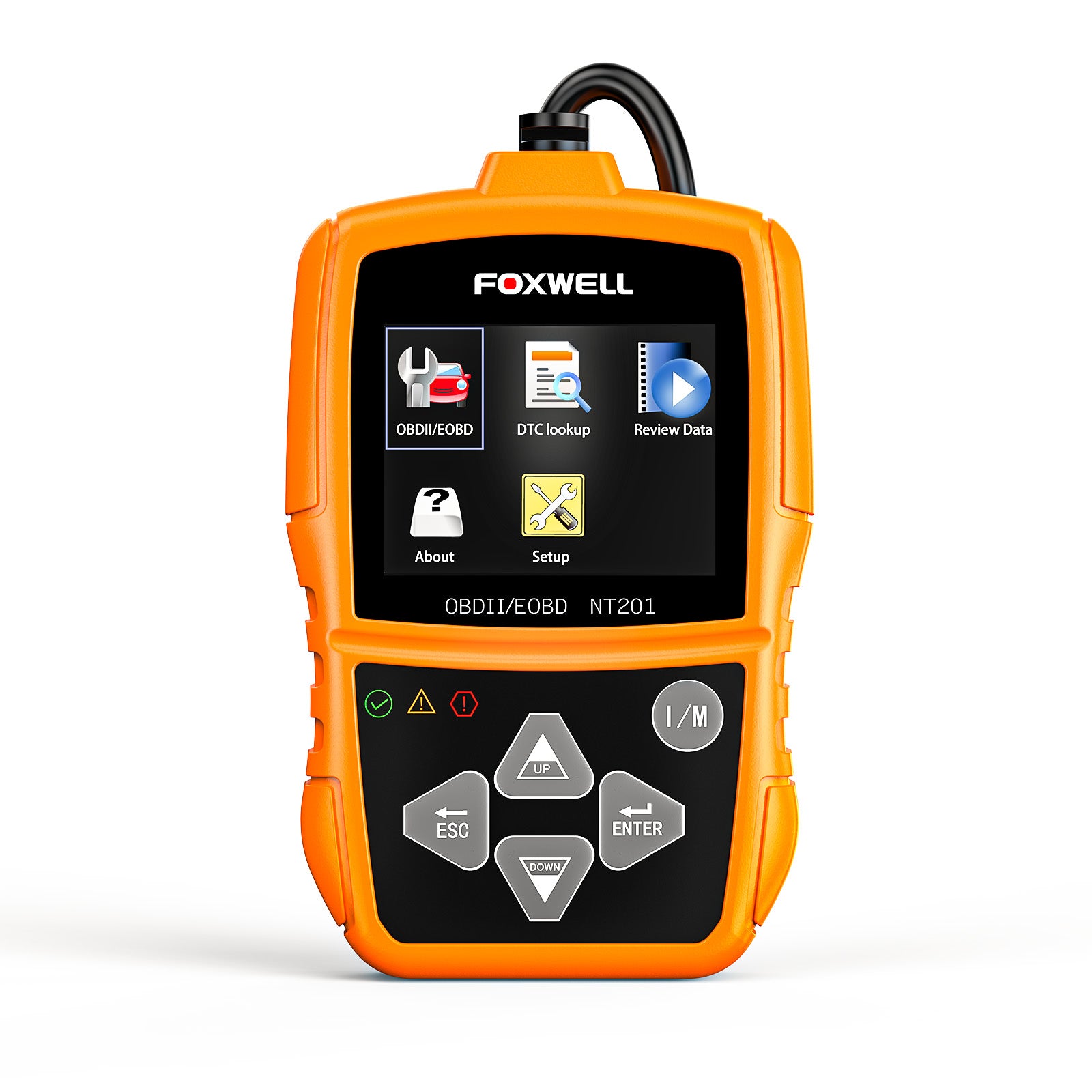Foxwell NT201 Check Engine Light, Read and Clear Fault Codes, Live Data Scanner fot all cars
