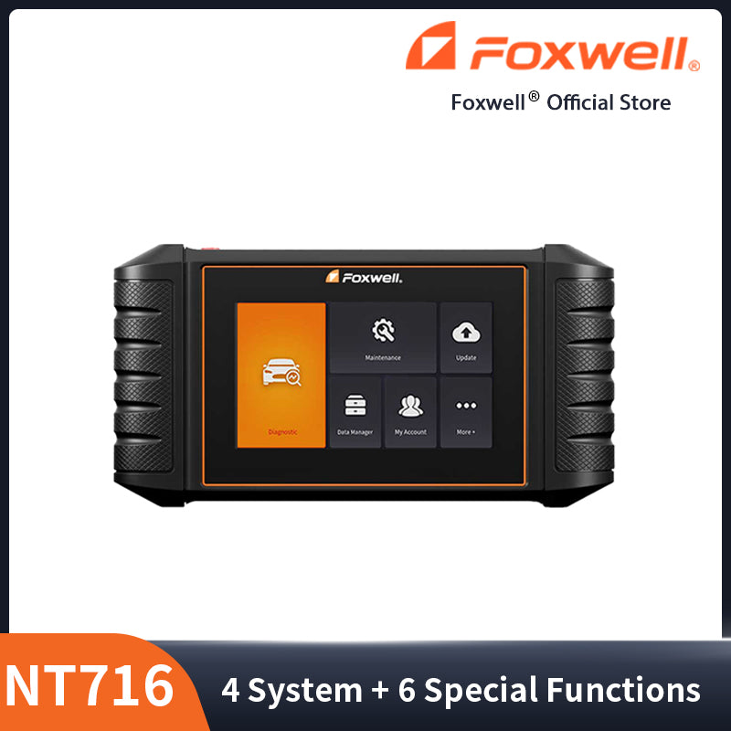 Foxwell NT716 OBD2 Enhanced Diagnostic Scanner With 4 System