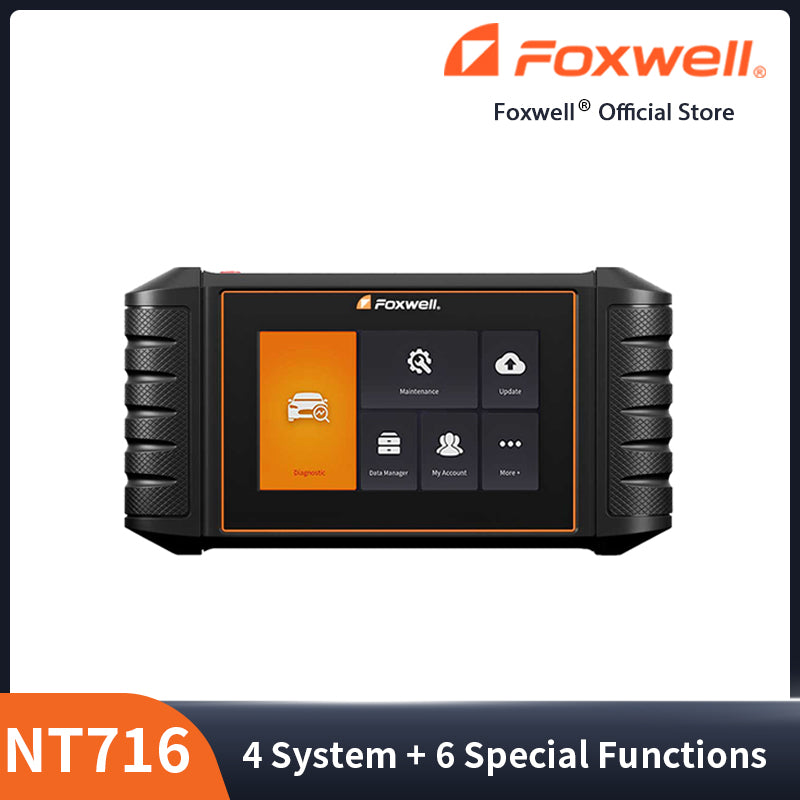 Foxwell NT716 OBD2 Enhanced Diagnostic Scanner With 4 System Diagnostic