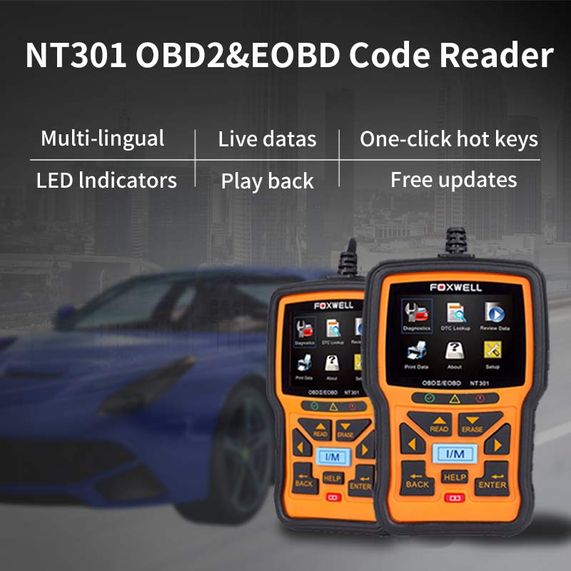 NT301 OBD2&EOBD Code Reader
