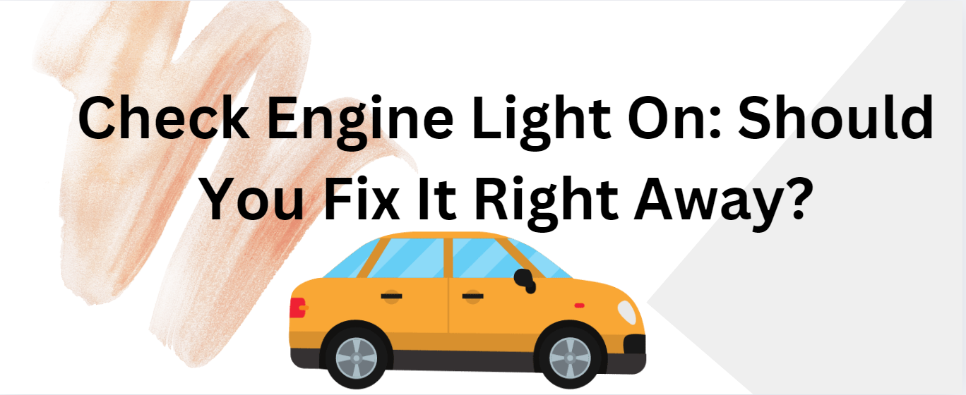 Check Engine Light On: Should You Fix It Right Away? | Foxwell