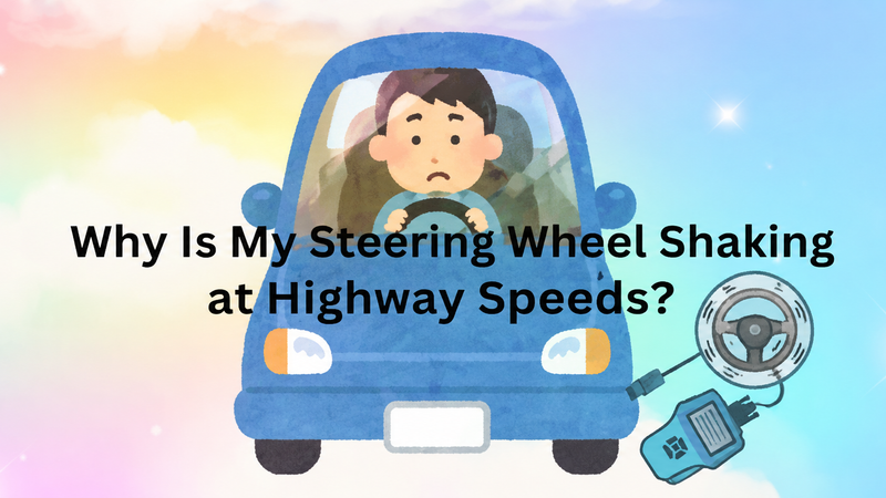 Steering Wheel Shaking at High Speeds: Causes, Diagnosis & OBD2 Scanner Guide