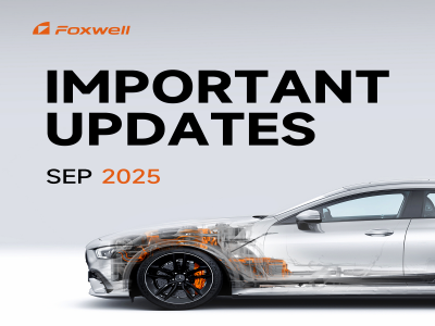 What’s New in Foxwell Scanners? September 2025 Upgrades Unveiled