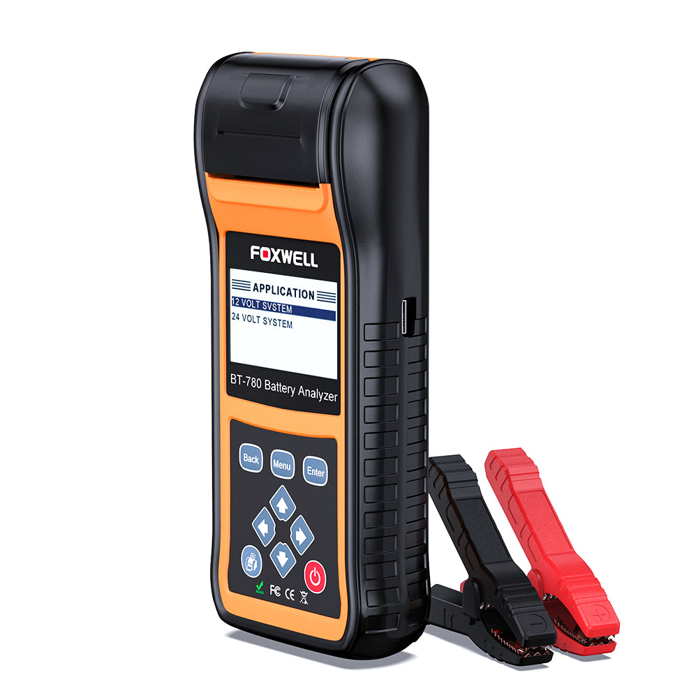 Foxwell BT780 Battery Analyzer Supports Start-Stop System Test With Built-in Thermal Printer