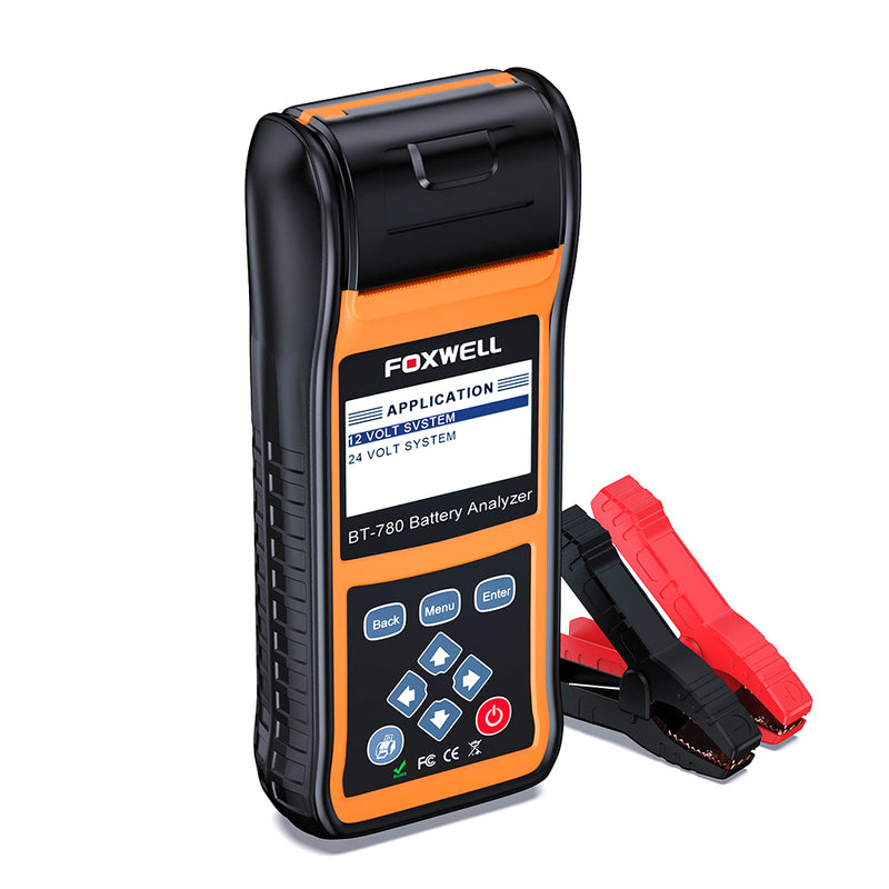 Foxwell BT780 Battery Analyzer Supports Start-Stop System Test With Built-in Thermal Printer