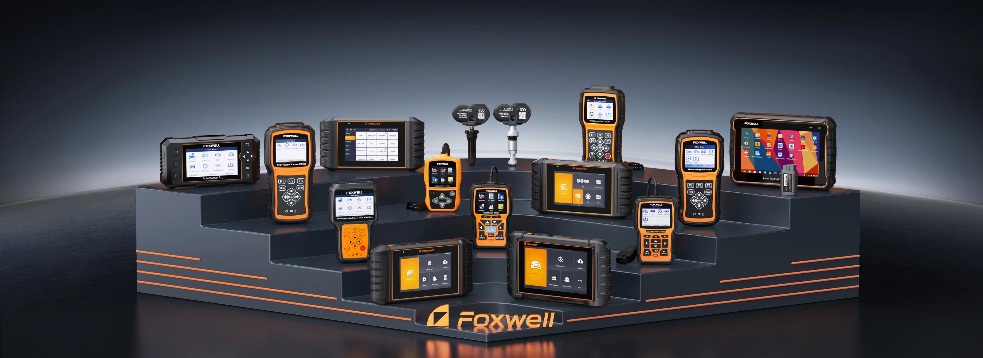 Foxwell Diagnostic solutions for every vehicle, user level, and repair need
