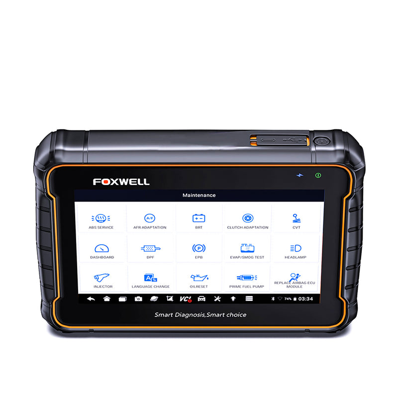 Foxwell GT60 Android Tablet Scanner OBD2 Table Diagnostic Tool with 20+ Special Functions Injector Coding (GT80 Updated)