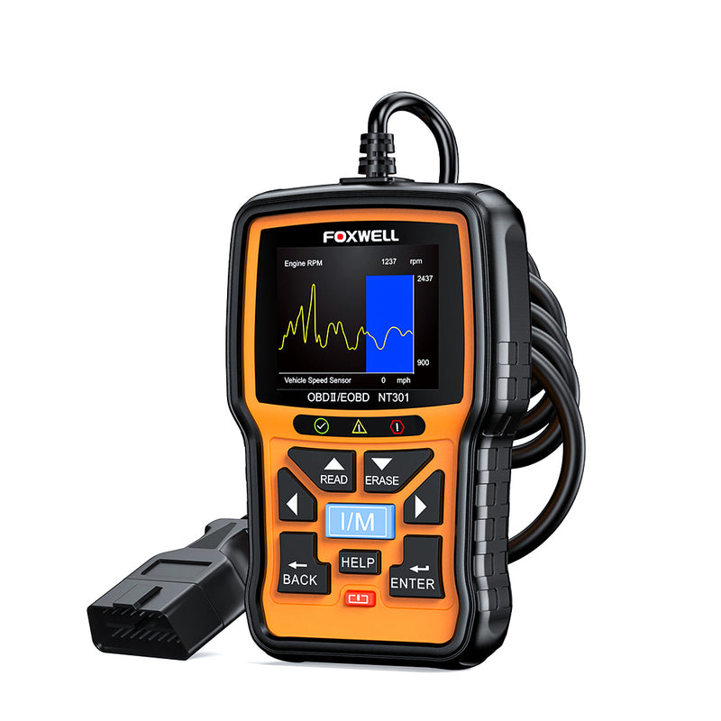 Foxwell NT301 OBD2 & EOBD Scanner Professional Enhanced Diagnostic Code Reader Tool Upgraded Version Of NT201