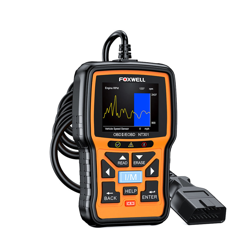 Foxwell NT301 OBD2 & EOBD Scanner Professional Enhanced Diagnostic Code Reader Tool Upgraded Version Of NT201