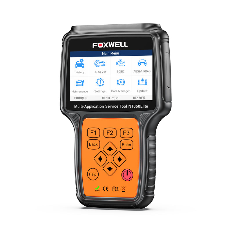 Foxwell NT650 Elite Bi-directional Code Reader ABS Bleeding SRS Airbag