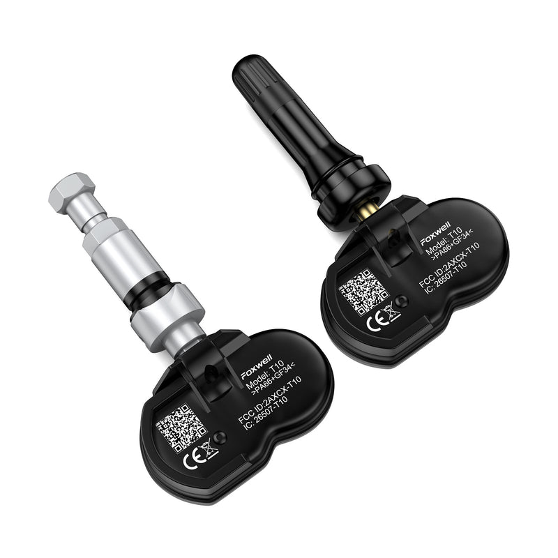FOXWELL T10 Programmable TPMS Sensor 433/315MHz 2 IN 1 Gum Head or ...