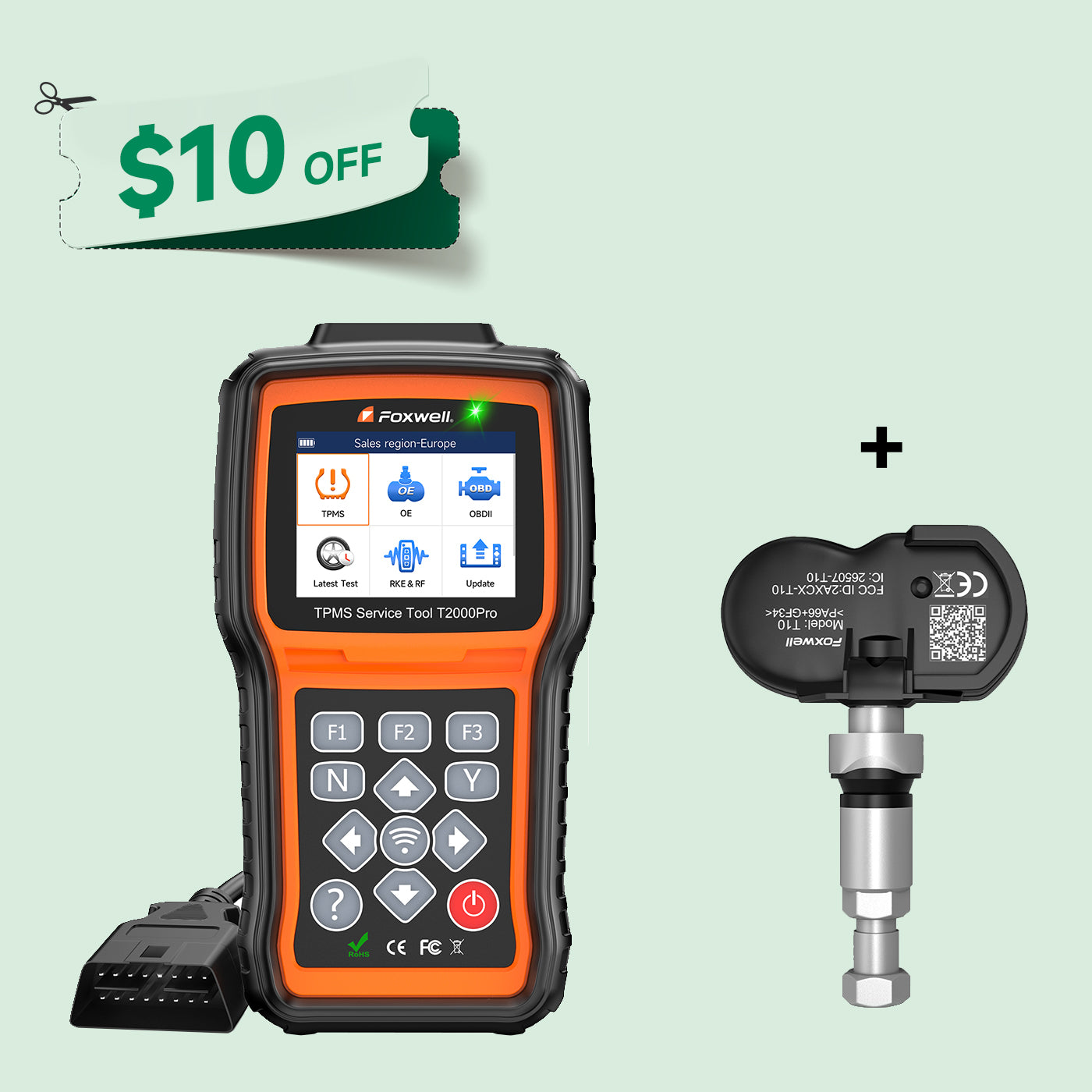 Foxwell T2000 Pro TPMS Tool Supports Activating, Relearning, Programming and Diagnose TPMS Sensors