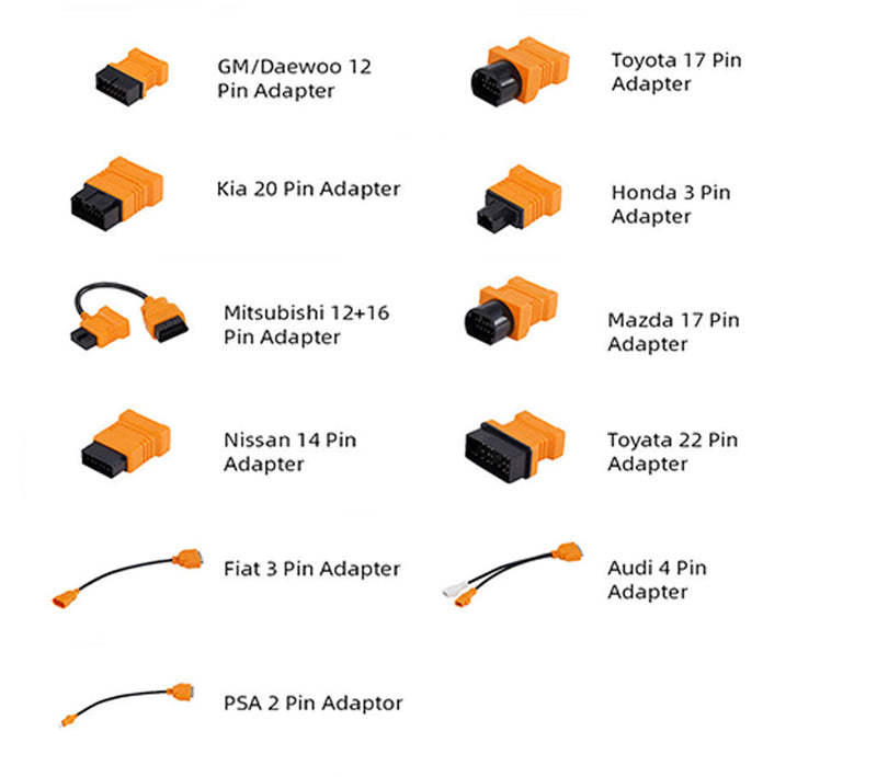 Foxwell Adapter list