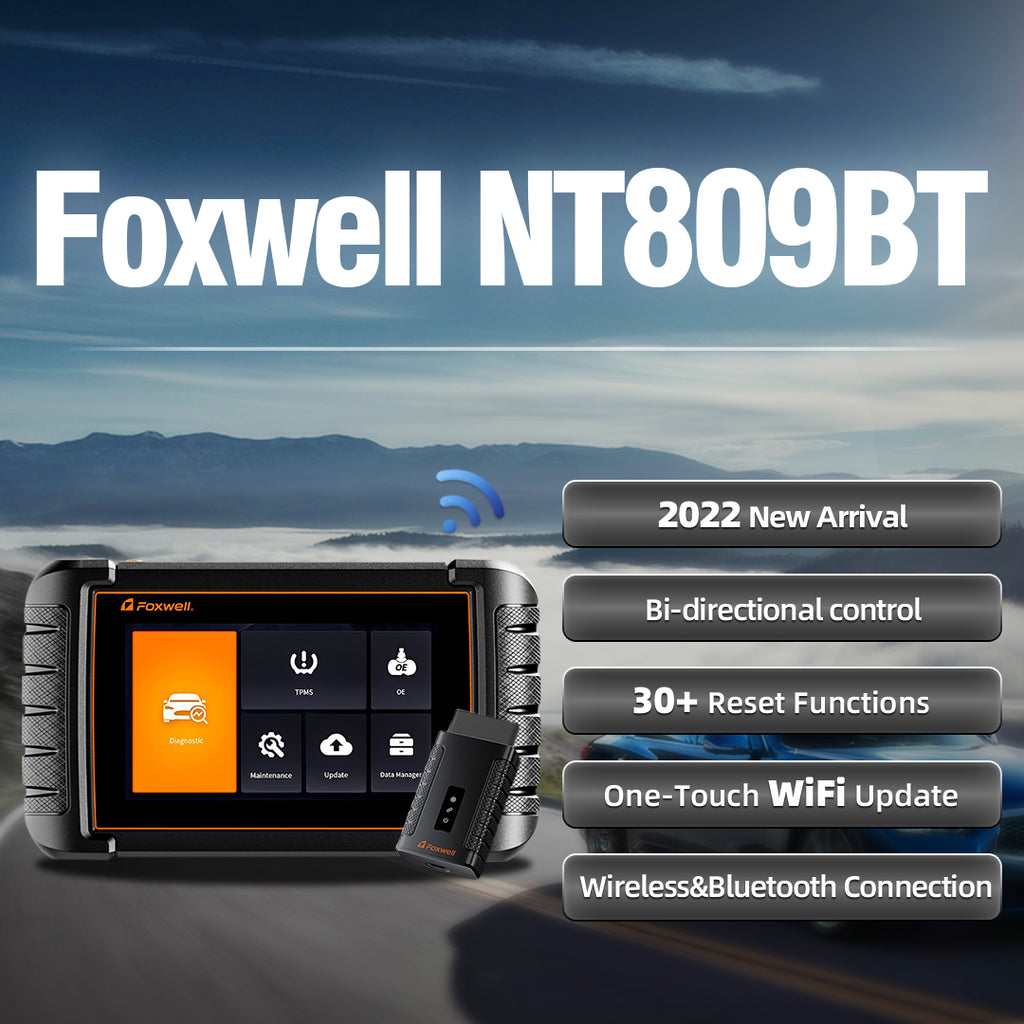 Meet the New Foxwell NT809BT OBD2 Bluetooth Scanner