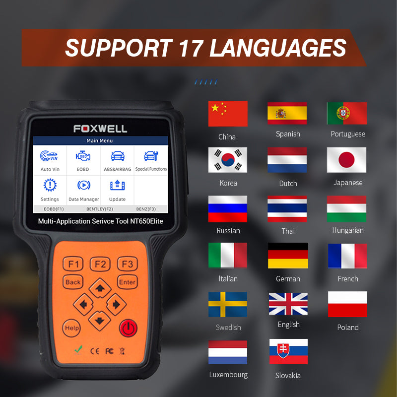 nt680  LITE  support 17 languages