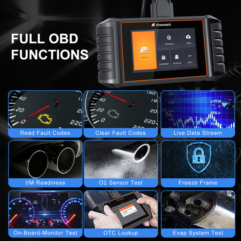 Foxwell NT710 Supports Full OBD Functions