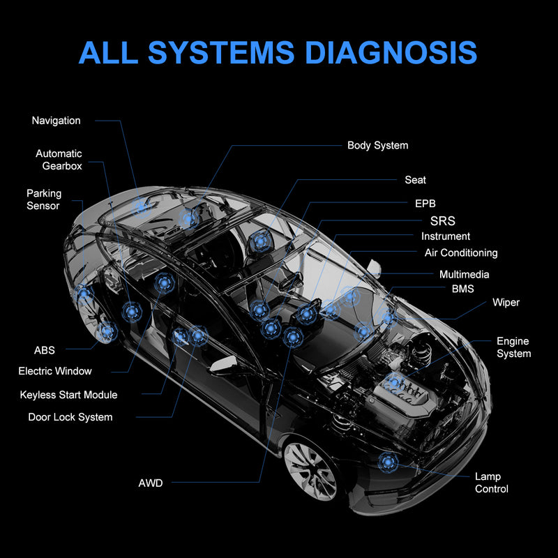 Foxwell NT809TS Supports Full System Diagnosis