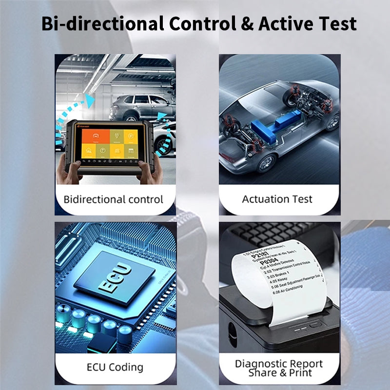  foxwll gt60 plus supports Bi-directional Control and Active Test