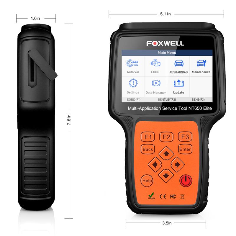 OBD2 Scanner Diagnostic Tool FOXWELL NT630 Plus, Car Maroc
