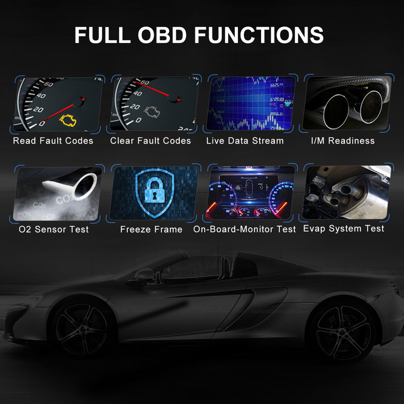 Foxwell NT809TS Supports Full OBDS Functions