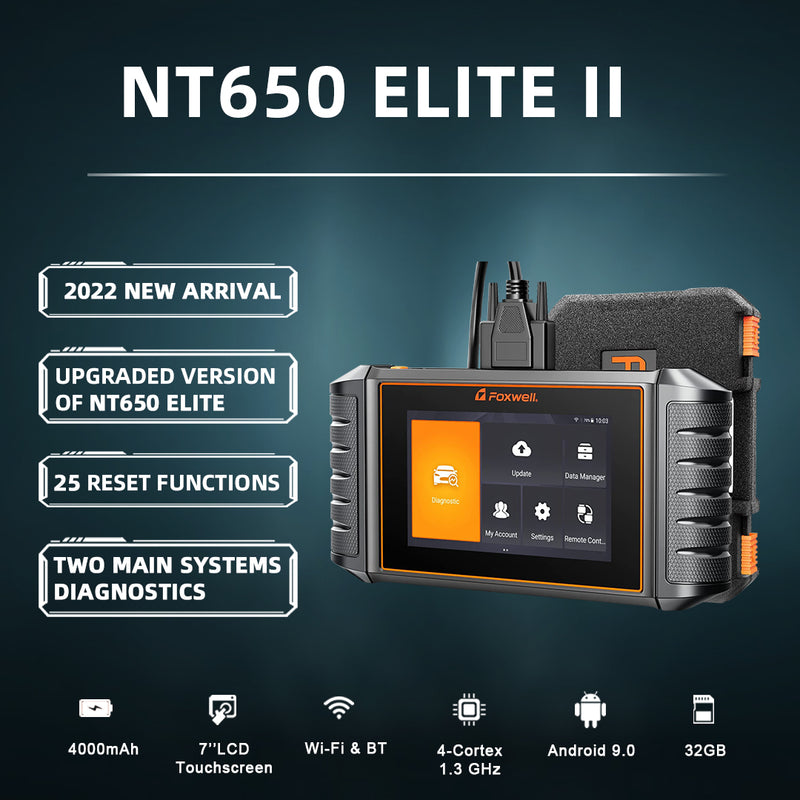Foxwell NT650 Elite II Features and Benefits