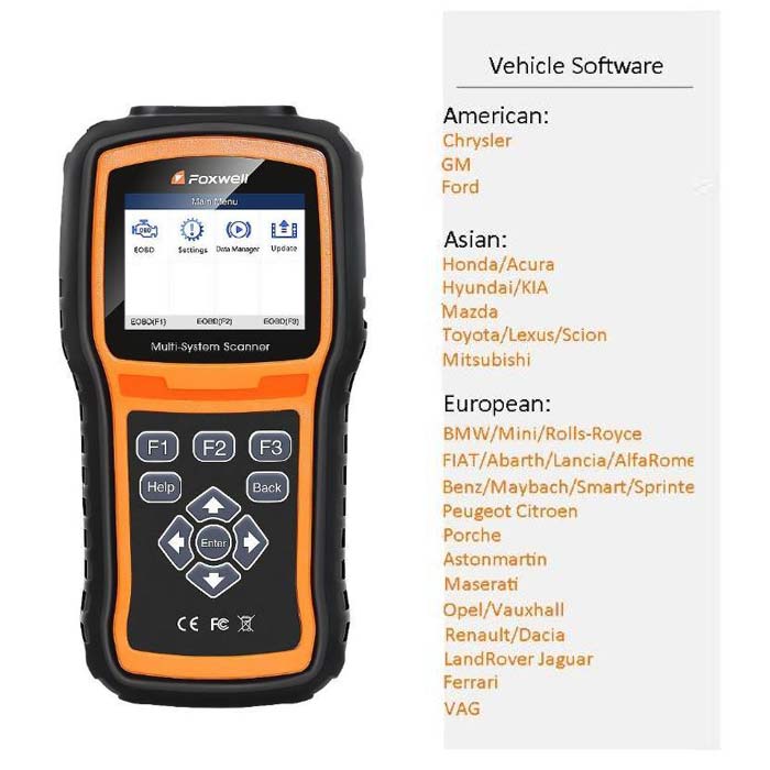 Extra Manufacturer Software For Foxwell NT510/NT520 Pro/NT530 - Foxwelldiag